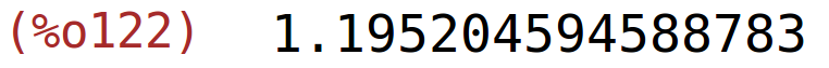 (%o122)	1.195204594588783