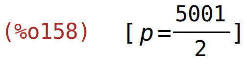 (%o158)	[p=5001/2]