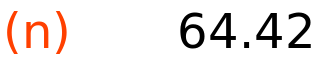 (n)	64.42